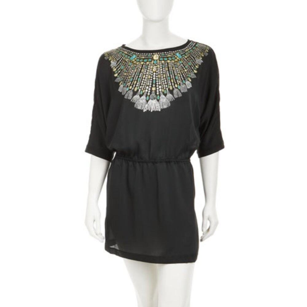 Michael Kors Necklace Printed Dress Size 10
